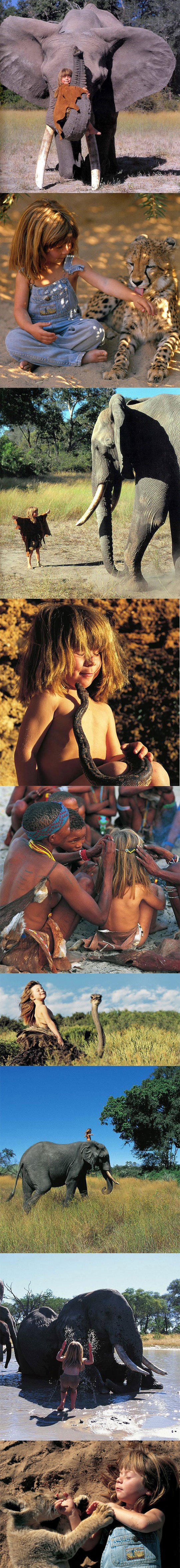 Tippi - malena princezica Afrike, ljubimica životinja