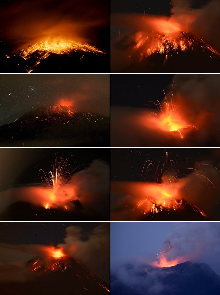 Spektakularna erupcija vulkana Tungurahua