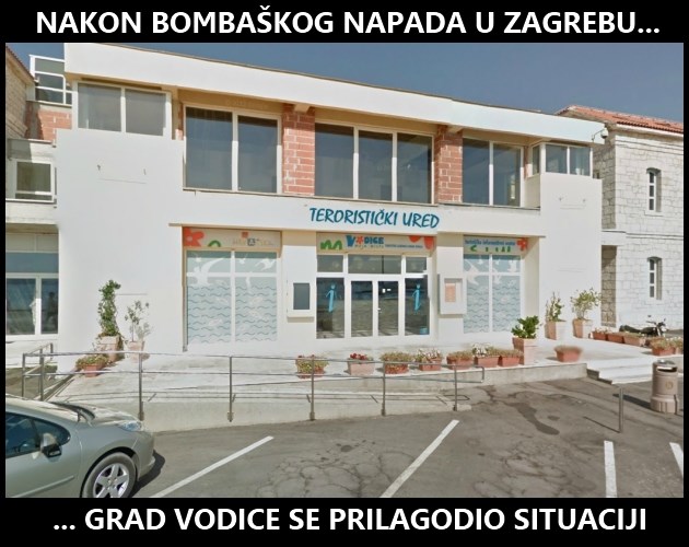Novo u Vodicama: Teroristička ponuda