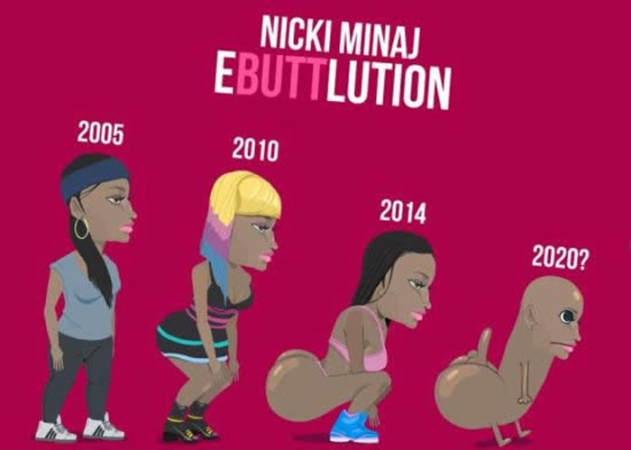Evolucija guze Nicki Minaj