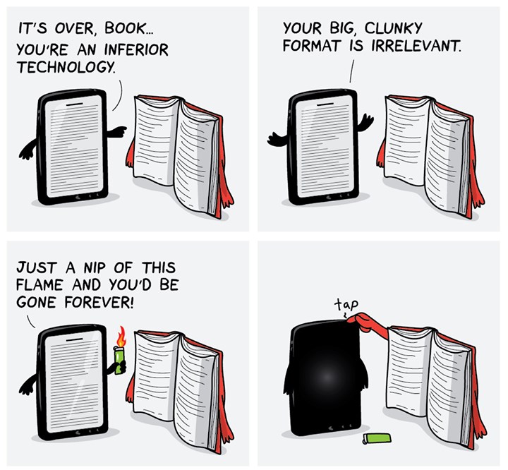 Misliš da će knjige izumrijeti?