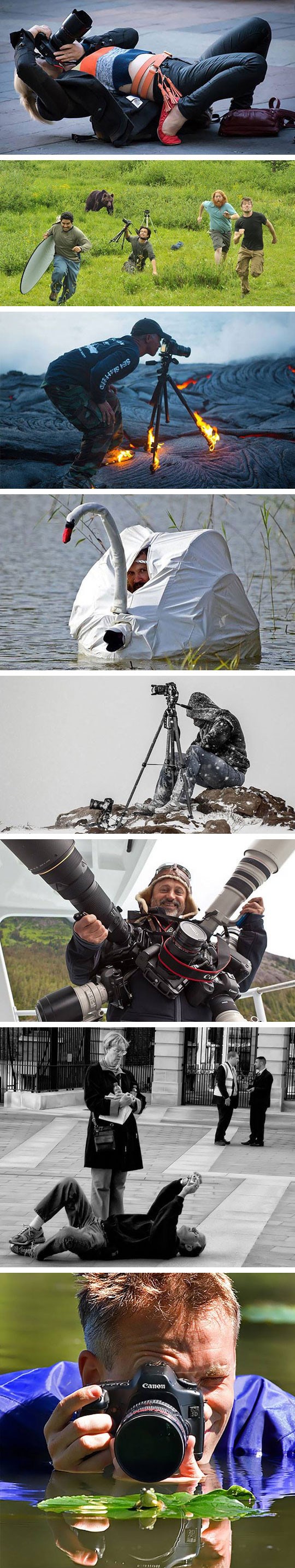 Što su sve fotografi spremni napraviti za dobru fotografiju? 