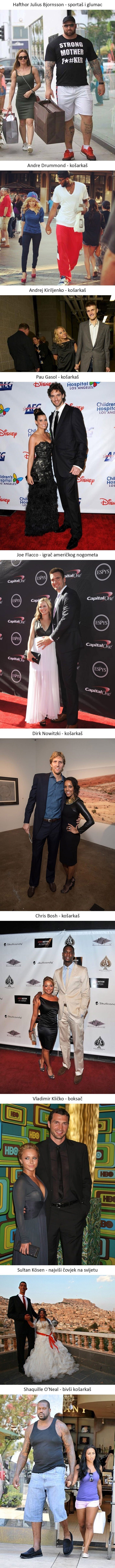 Ne smetaju im komentari o visini: Ovako izgleda kada ogromni likovi imaju niske partnerice!