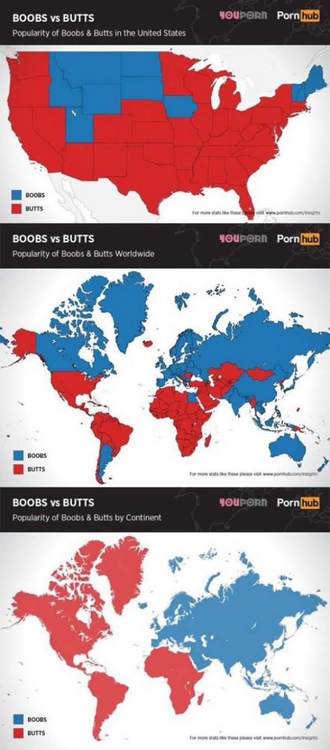 Gdje u svijetu vole guze, a gdje sise?