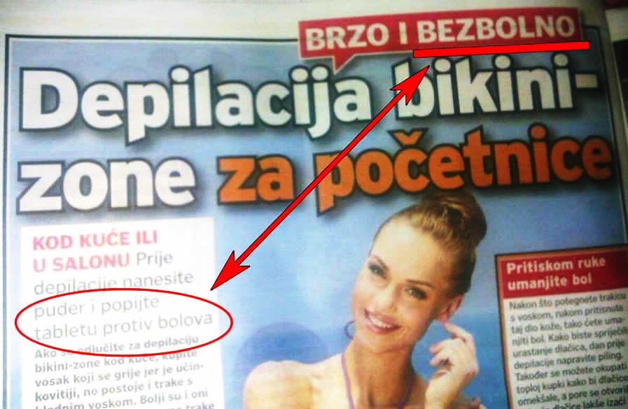 Naslov te privuče, pa ti opali šamarčinu