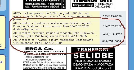 Kad ideš na more u Hrvatsku, trebaju ti i naše tablice