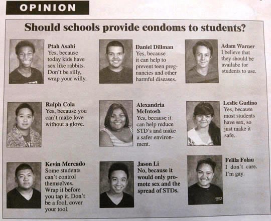 Studenti o kondomima: Trudnoća je spolna bolest?