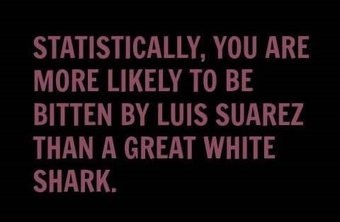 Suarez statistički opasniji od velikog bijelog