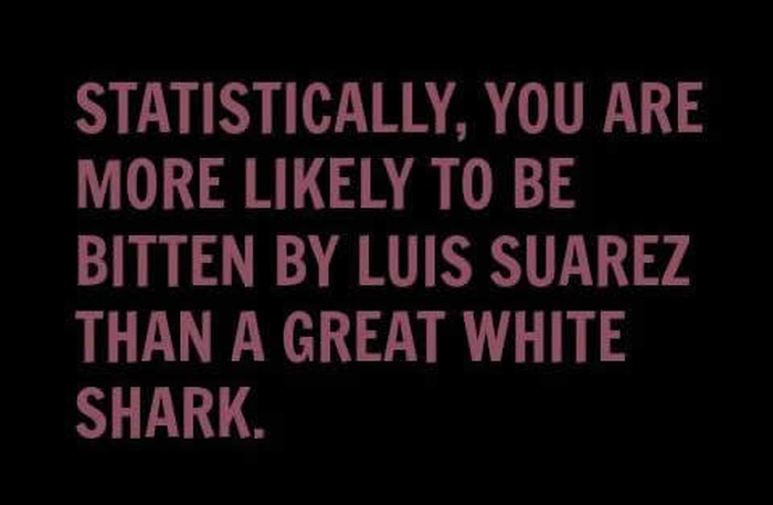 Suarez statistički opasniji od velikog bijelog