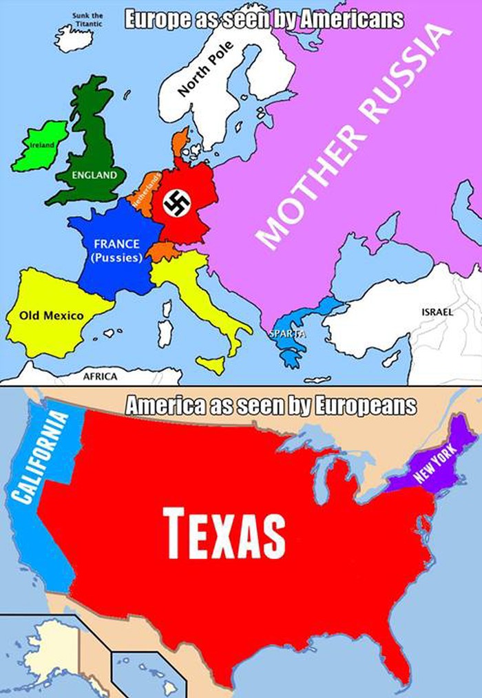Europa kako je vide Ameri - Amerika kako je vide Europljani