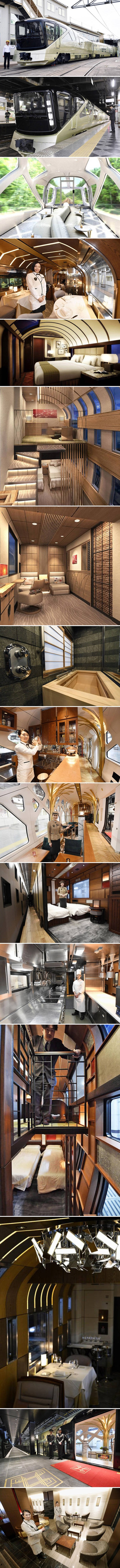 Najluksuzniji japanski vlak izgleda kao prava mobilna palača!
