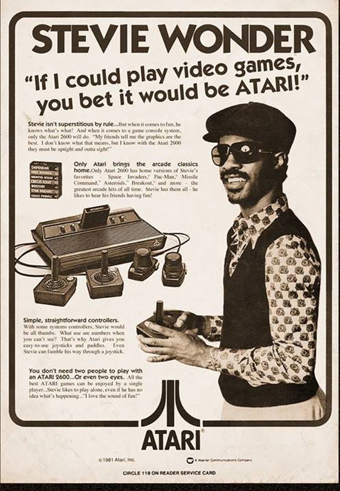 Stevie Wonder reklamirao video igrice?