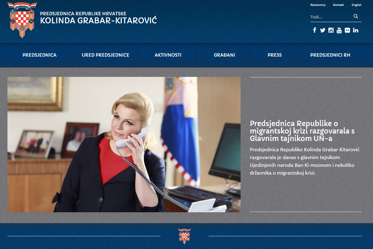 Ljudi isprdali Kolindu zbog bljutave face dok priča s tajnikom UN-a