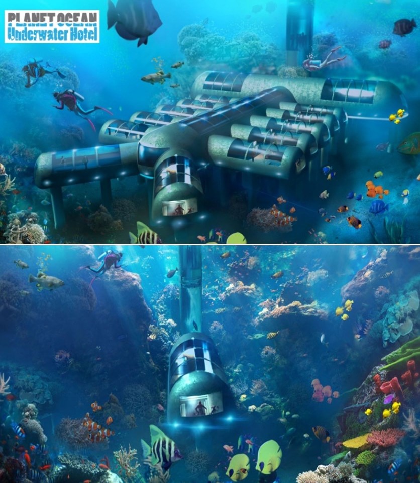 Nevjerojatnom podmorskom hotelu odobren patent