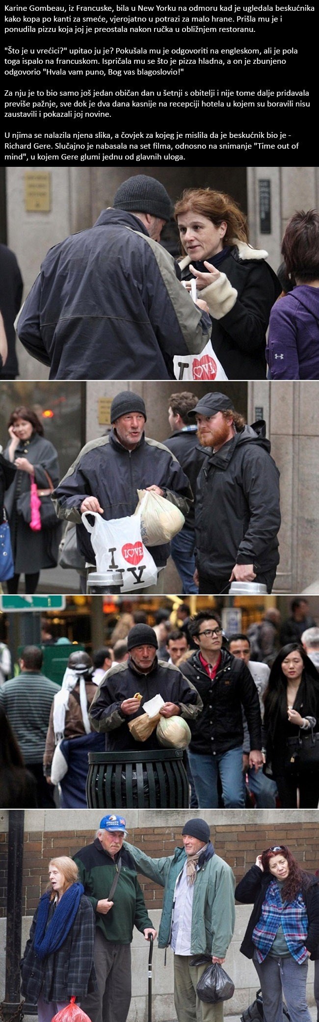 Turistkinja poklonila pizzu beskućniku, nije imala pojma tko je on zapravo!