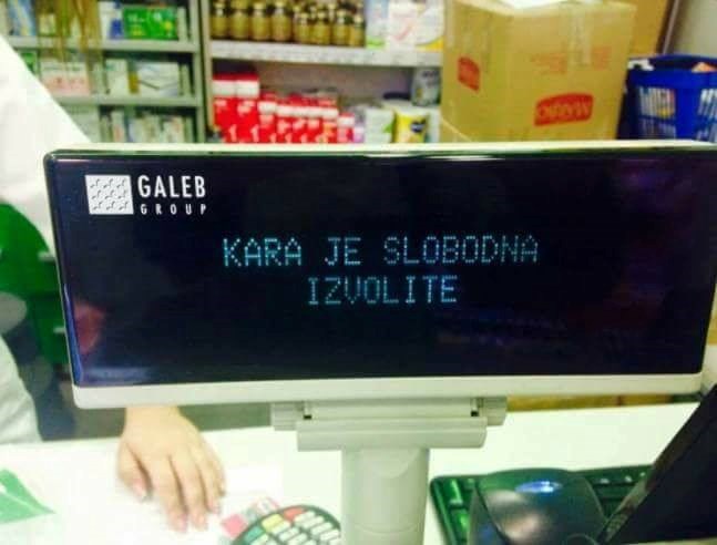Jedno slovo čini veliku razliku, evo što je pisalo na blagajni u jednom supermarketu