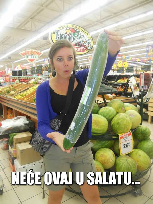 Tužna sudbina dovoljno velikog krastavca