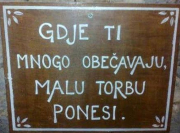 Nikad ne vjeruj ljudima koji su samo od velikih riječi