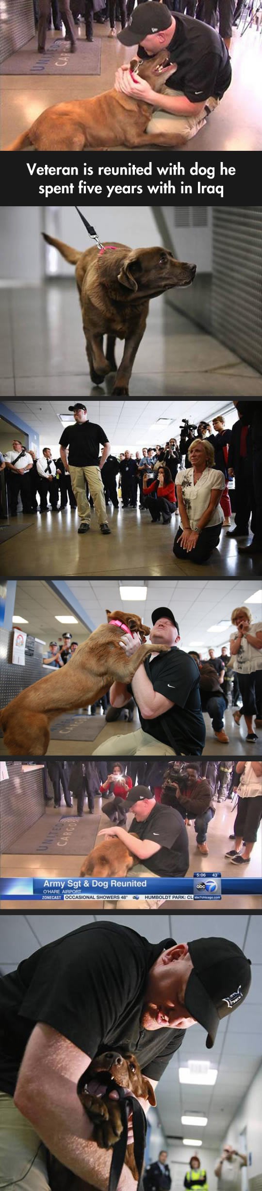 Sreća do neba: Vojnom veteranu konačno vraćen prijatelj pas
