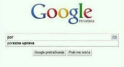 Ne možeš više ni PORN upisati. a da ti ne dođe POREZNA