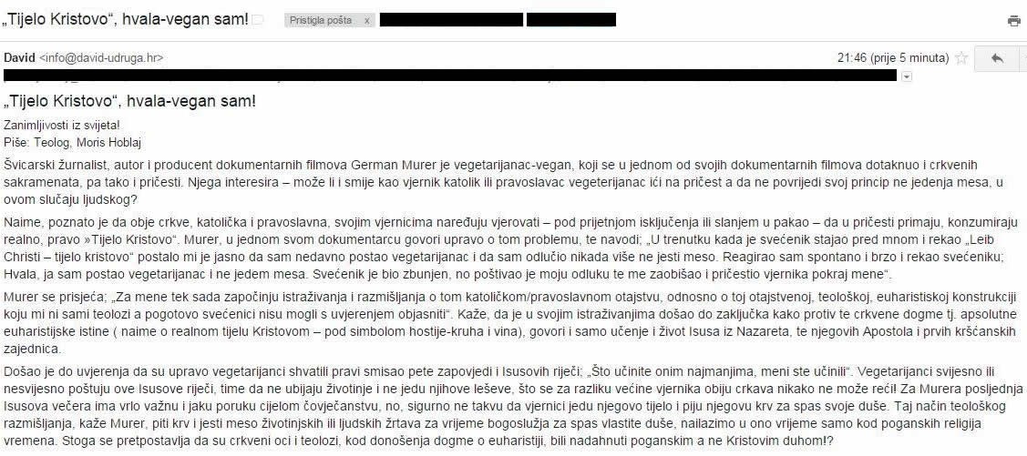 Kanibalizam danas: Smiju li vegani jesti Isusovo meso?