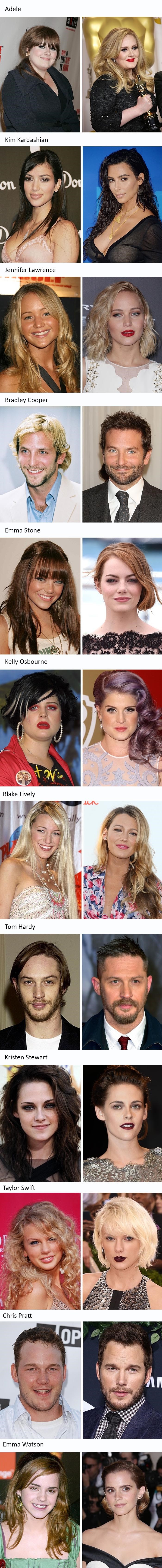 Kako su zvijezde izgledale prije nego su zaposlile stilista za kosu