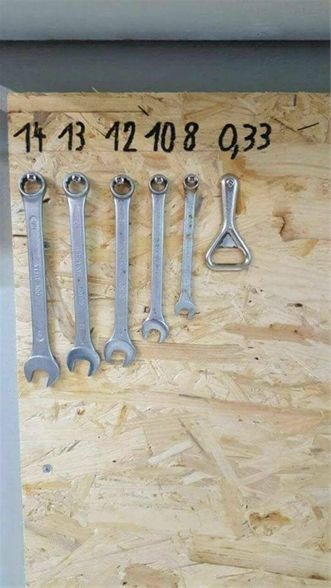 Mehaničar u svojoj radionici ima razne ključeve no jedan koristi puno češće od ostalih