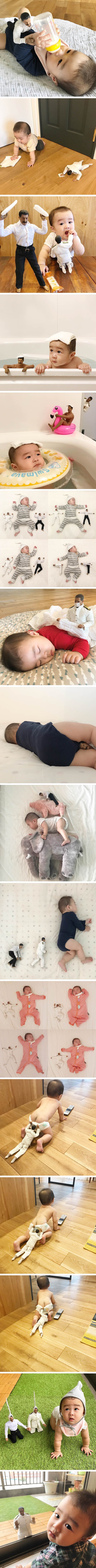 Mama je "prijateljstvo" bebe i omiljenih akcijskih figura zabilježila genijalnim fotkama koje će vam uljepšati dan