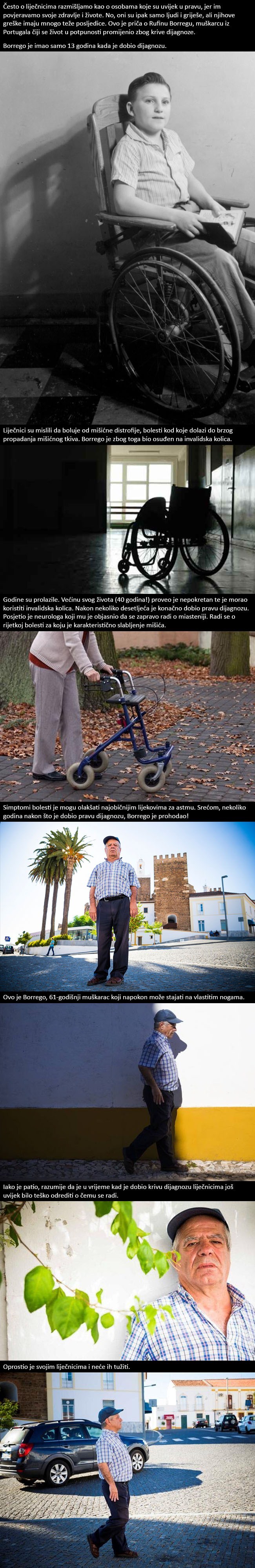 Kriva dijagnoza: Muškarac je proveo 43 godine u invalidskim kolicima, nakon primanja prave terapije ponovno može hodati