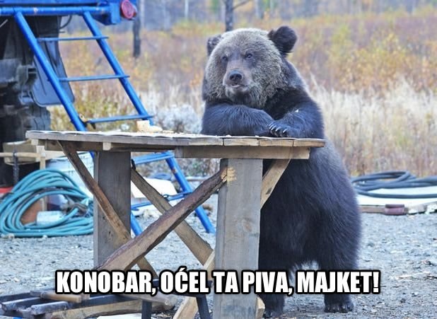 Lička birtija dobila neobičnog gosta