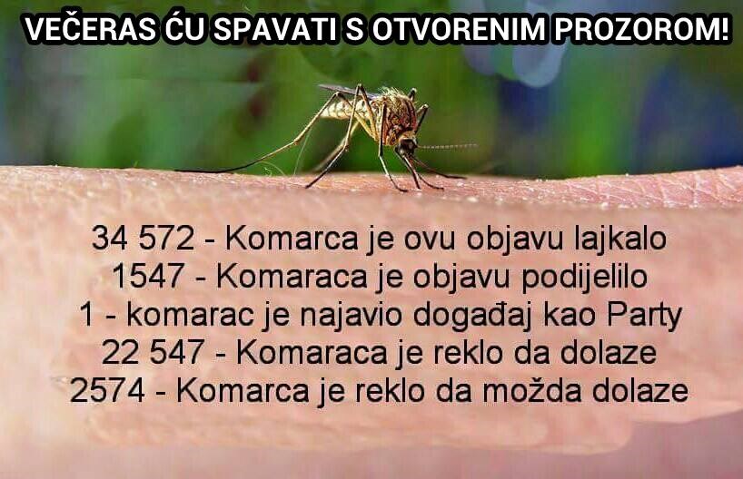 kad bi komarci imali FB