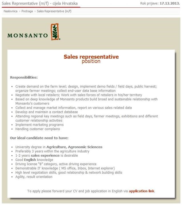 Tko nam to kuca na vrata? Ooo, bok Monsanto!