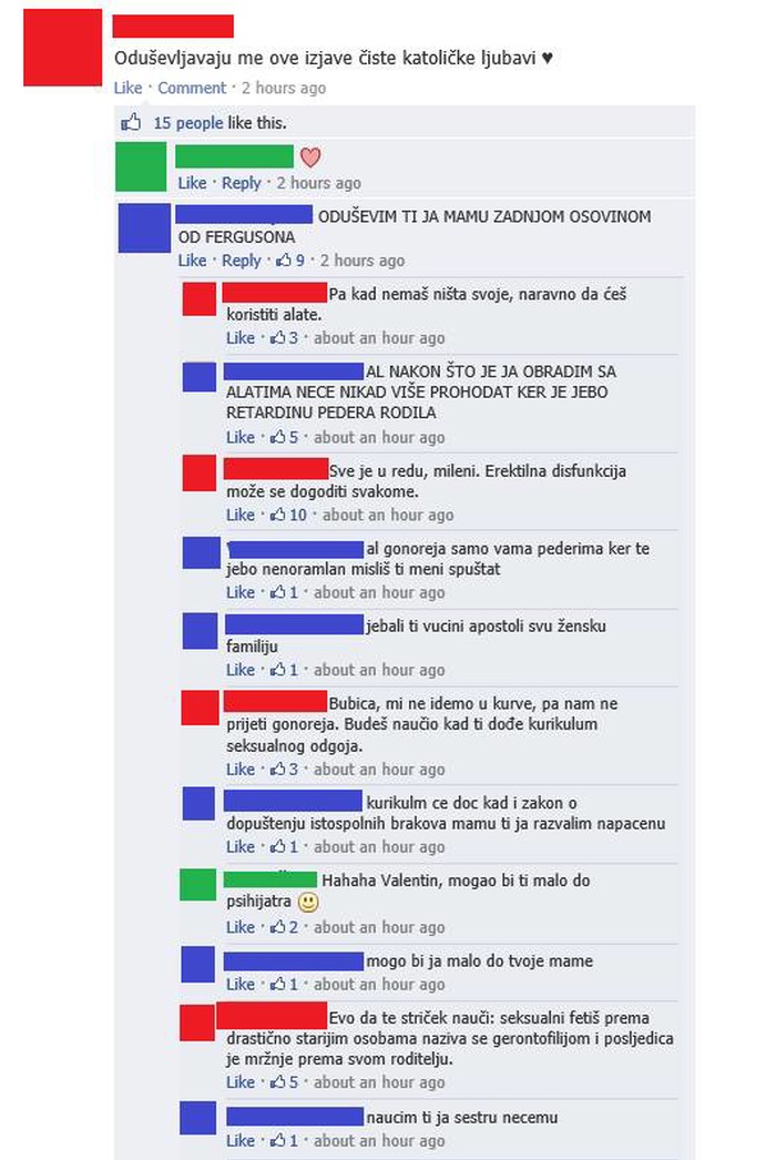 "U ime (čiste katoličke) ljubavi"