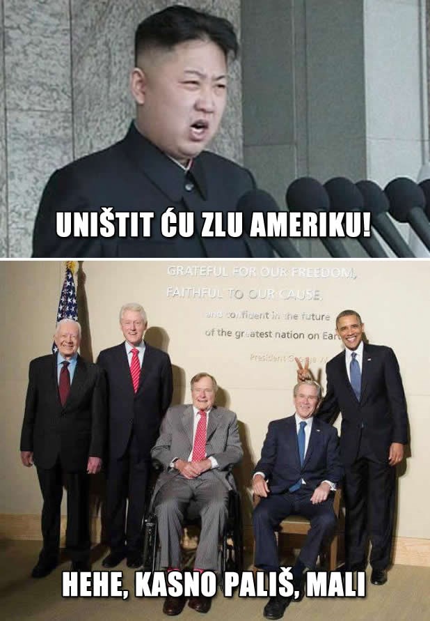 Amerika je uništena: Koreja zakasnila "na bal"