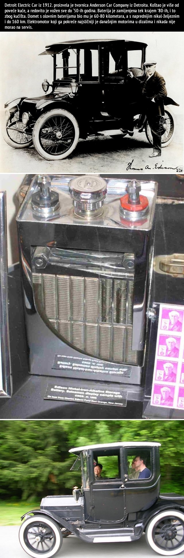 Sto godina star električni auto iz 1912. i dalje vozi