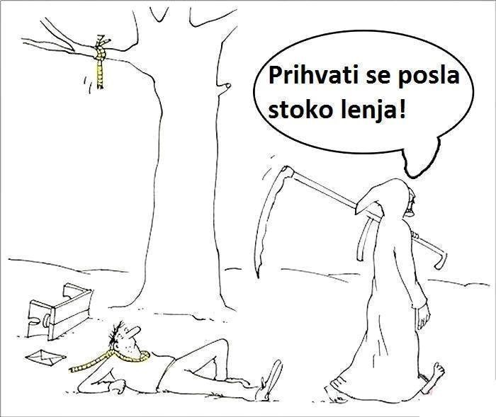 I Smrti dojadilo svačije kukanje kako je teeeeško