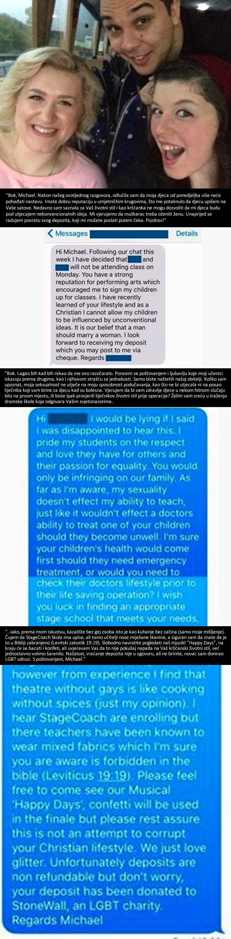 Majka gej učitelju zabranila da joj podučava djecu, njegov odgovor je genijalan!