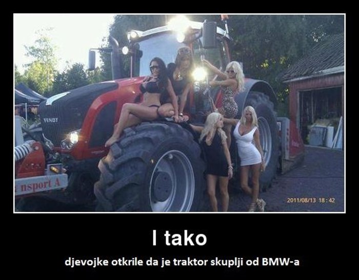 Traktor je novi BMW