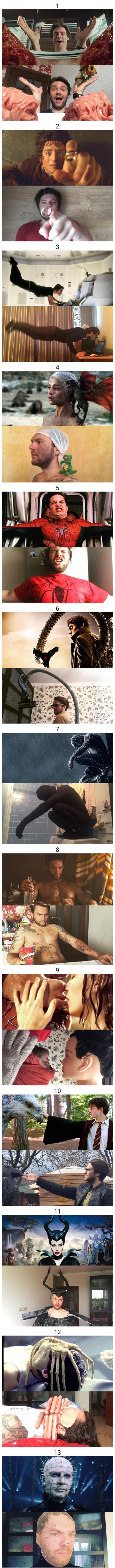 Ovaj je čovjek odglumio scene iz poznatih filmova na urnebesan način