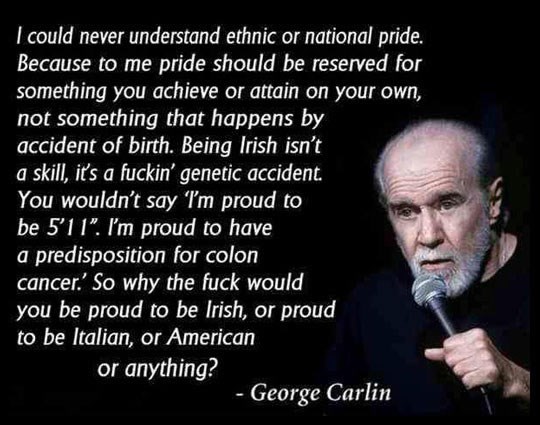 "Ponosan kaj sam Hrvat" - George Carlin ti ima nešto za reći