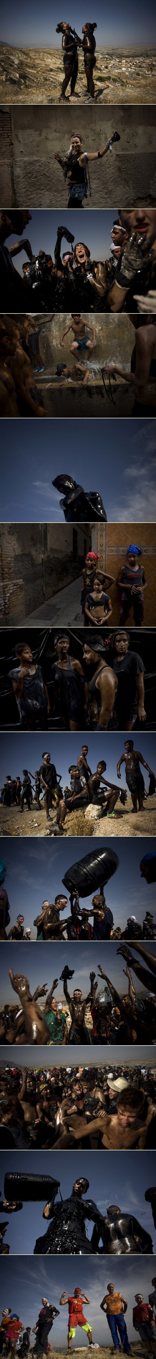 Otkačeni Španjolci uživaju u mazanju crnilom