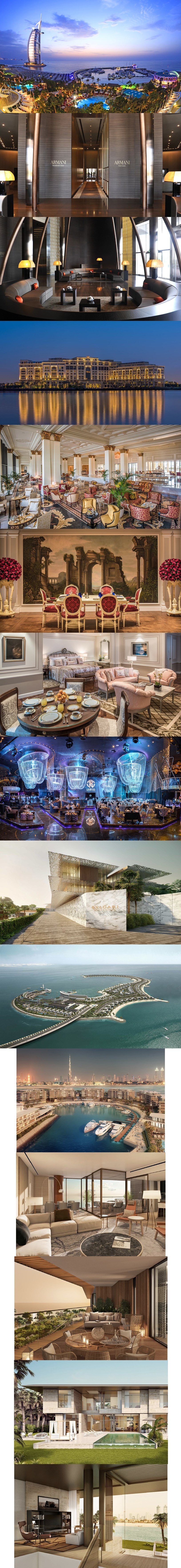 Pogled na umobolni luksuz hotela Dubaija