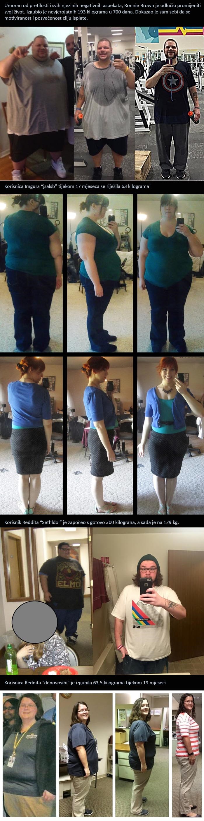 Sve započinje odlukom: Ljudi koji su uspjeli smršaviti radi zdravlja