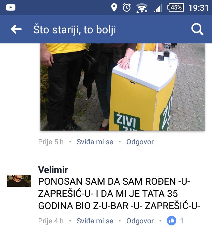 On nacionalizam promiče i putem pisanja i to je tragikomično