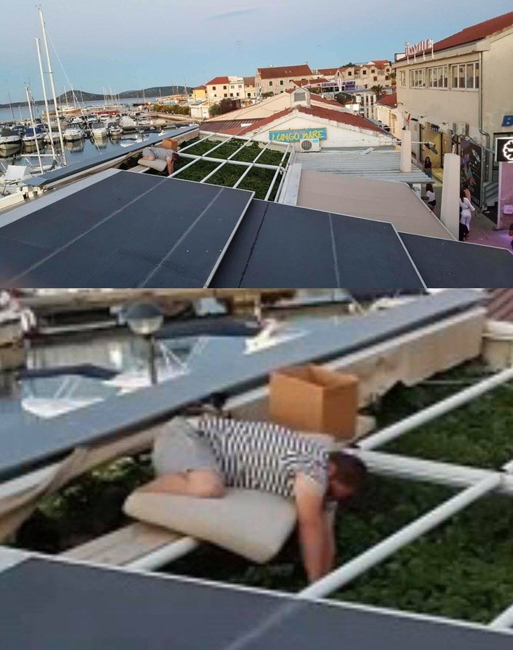 Primjećujete li na ovoj slici iz Vodica nešto neobično? Pogledajte malo bolje...