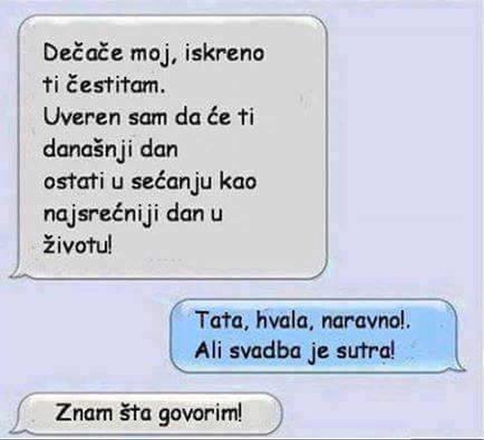 Tatinu mudrost shvatiš tek kad si spreman