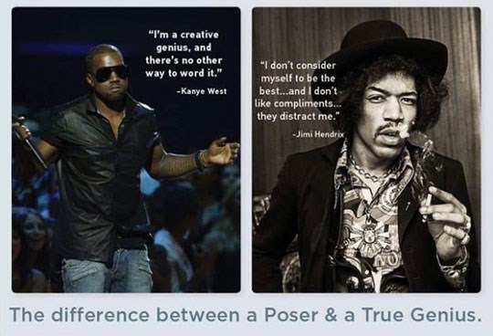 Razlika između pozera i genijalca