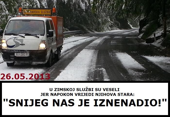 Zimska služba u ekstazi: Snijeg konačno stvarno iznenadio