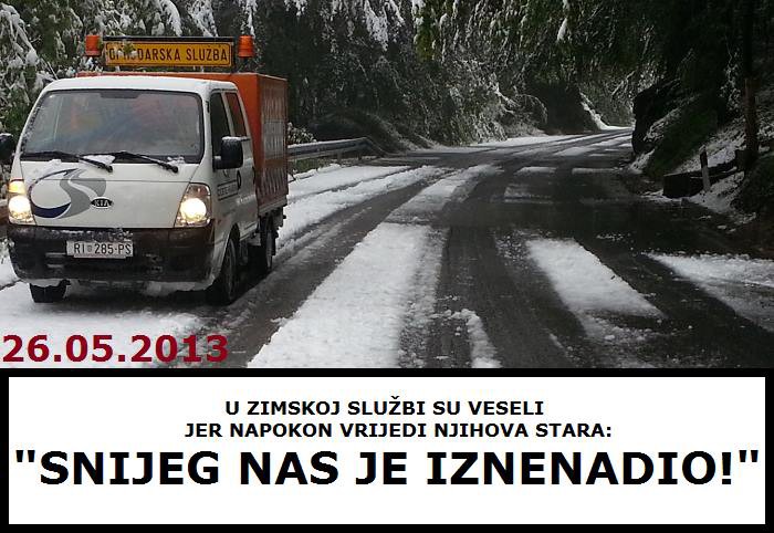 Zimska služba u ekstazi: Snijeg konačno stvarno iznenadio
