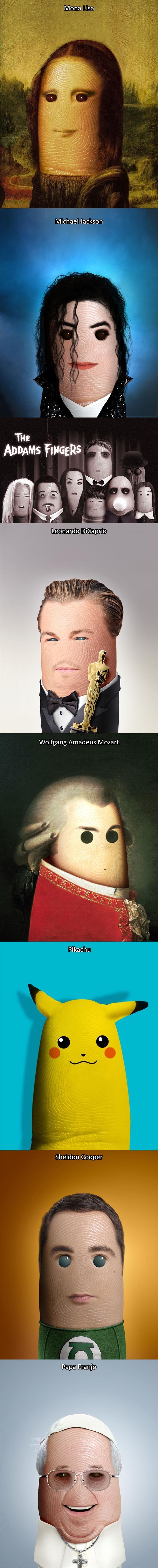 GALERIJA: Ovaj umjetnik pretvara svoje prste u poznate osobe